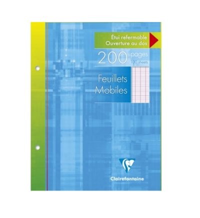 Feuilles Double Bleu 17*22 80 pages - Libraire