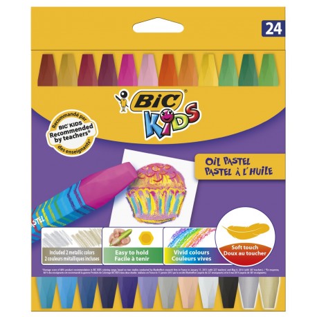 Crayons de couleur Aquarelle Etui de 24 - BIC AquaCouleur
