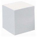 Bloc Cube Papier Encollé Blanc 80g - 9 x 9 x 9 cm - env 620 feuilles