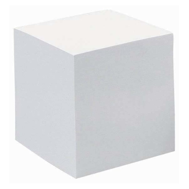 Bloc cube feuilles blanches encollées (x800)