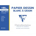 Papier Dessin à grain Blanc A3 29,7x42 10 Feuilles 180g