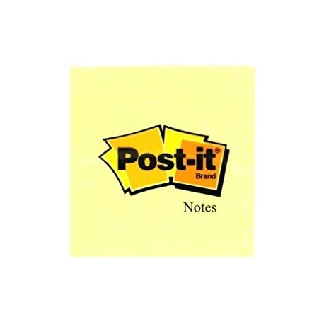 Post-it Notes Jaunes Petit format carré 51 x 51 mm - 1 bloc de 100
