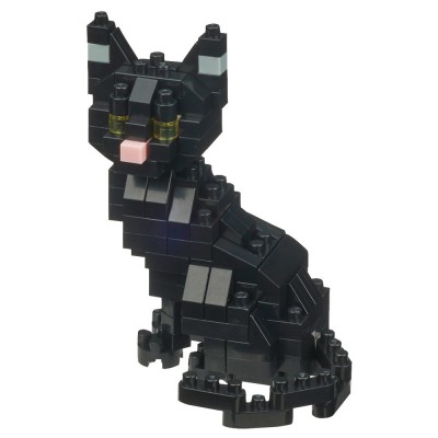 Nanoblock Chat noir - 110 pièces - Difficulté 3/5