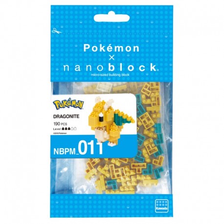 Dracolosse Pokémon x Nanoblock -  190 pièces - Difficulté 3/5