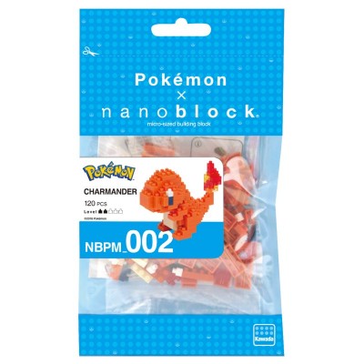 Salamèche Charmander Pokémon x Nanoblock -  120 pièces - Difficulté 2/5