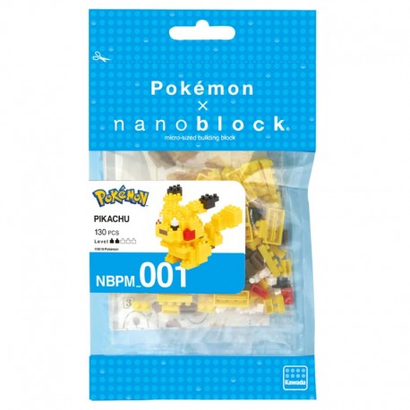 Pikachu Pokémon x Nanoblock -  130 pièces - Difficulté 2/5