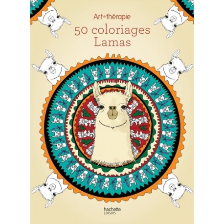 50 coloriages Lamas - Cathy Delanssay