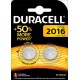 Pile bouton 2016 3V Duracell