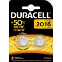 Pile bouton 2016 3V Pack de 2 Duracell