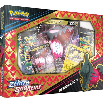 Coffret Pokémon 4 boosters Regidrago-V Zénith Suprême