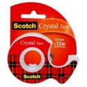 Scotch ruban adhésif Crystal avec Dévidoir